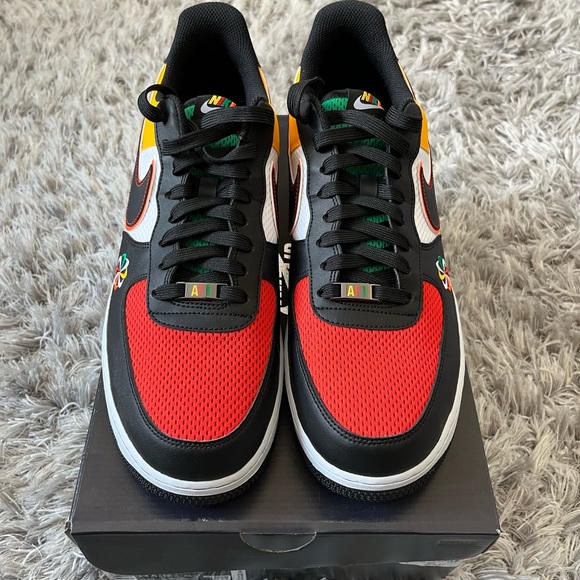 Nike Air Force 1 low “Black yellow orange” - Picture 5 of 9